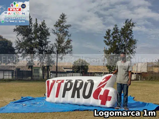 Logomarca inflável promocional para VT PRO 4